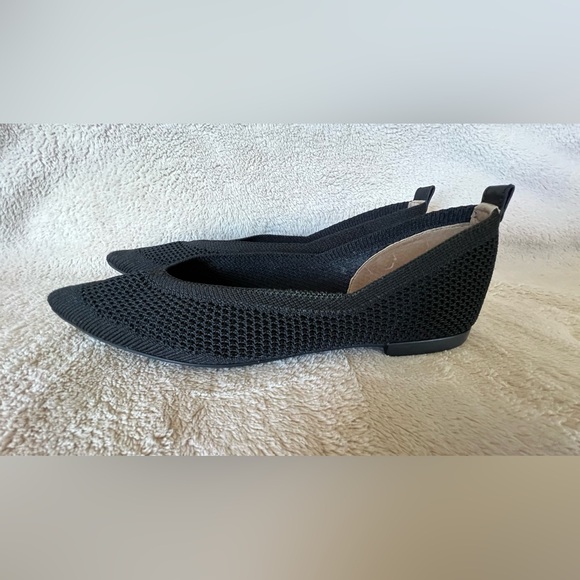 Everlane Black Pointed Toe Knit Flats - Picture 5 of 7